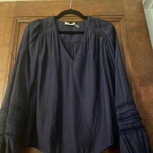 Ramy Brook XS navy blue blouse